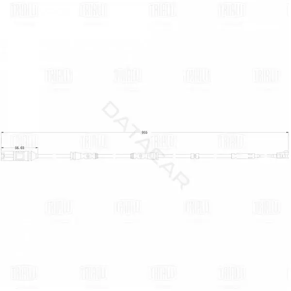 Датчик износа тормозных колодок TRIALLI PFS0084