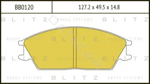 Тормозные колодки BLITZ BB0120