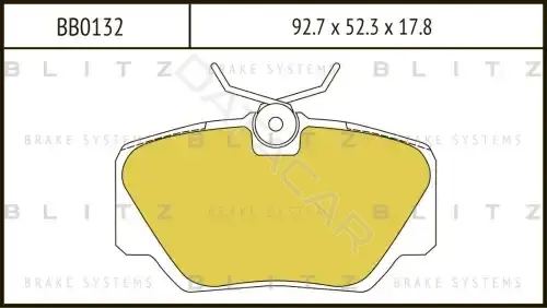 Тормозные колодки BLITZ BB0132
