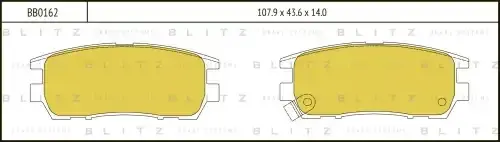 Тормозные колодки BLITZ BB0162