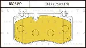 Тормозные колодки BLITZ BB0349P