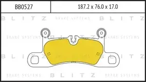 Тормозные колодки BLITZ BB0527
