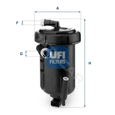 Топливный фильтр UFI 55.147.00