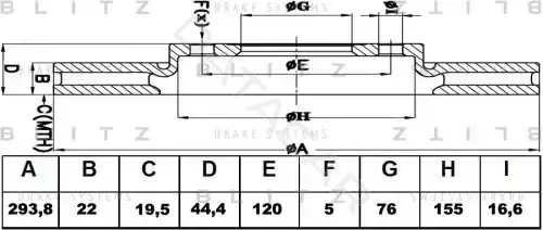 Тормозные диски BLITZ BS0366