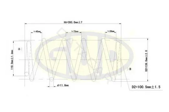 Пружины GUD GCS227560