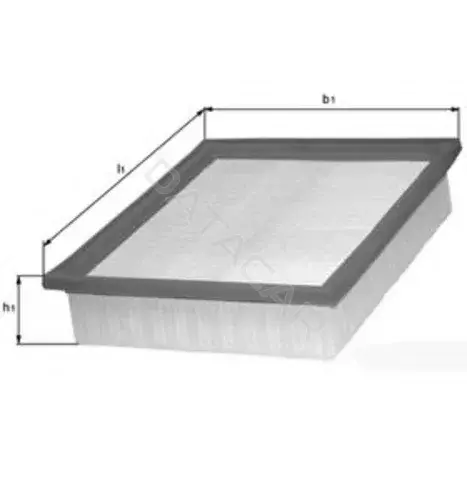 Воздушный фильтр KNECHT/MAHLE LX448