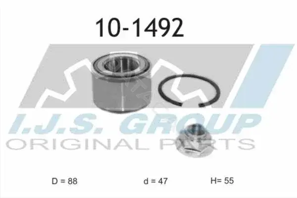 Подшипник ступицы IJS GROUP 10-1492