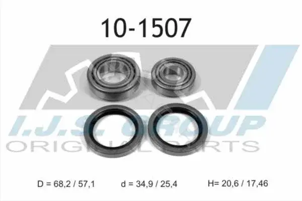 Подшипник ступицы IJS GROUP 10-1507