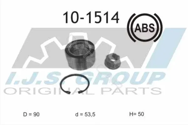 Подшипник ступицы IJS GROUP 10-1514