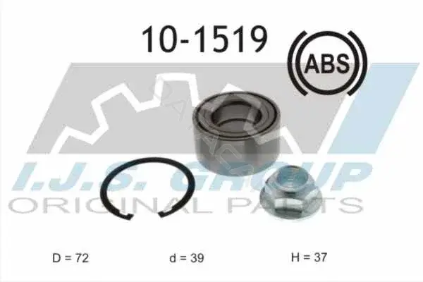 Подшипник ступицы IJS GROUP 10-1519