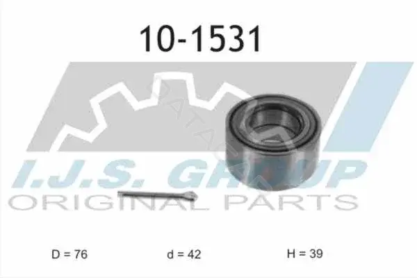 Подшипник ступицы IJS GROUP 10-1531