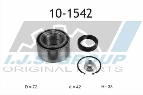 Подшипник ступицы IJS GROUP 10-1542