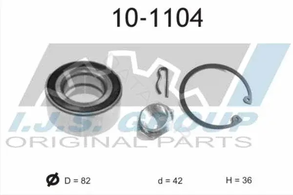 Подшипник ступицы IJS GROUP 10-1104