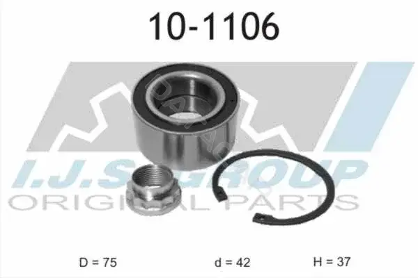 Подшипник ступицы IJS GROUP 10-1106