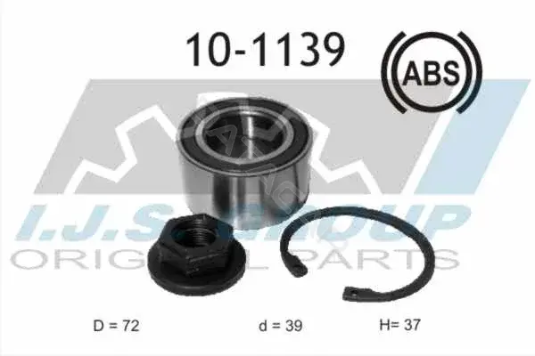 Подшипник ступицы IJS GROUP 10-1139