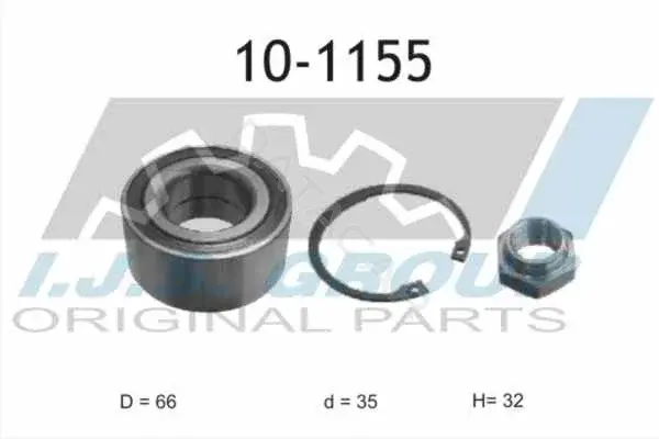 Подшипник ступицы IJS GROUP 10-1155