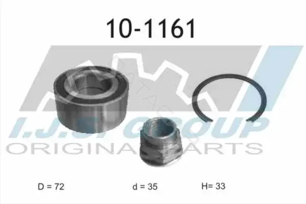 Подшипник ступицы IJS GROUP 10-1161