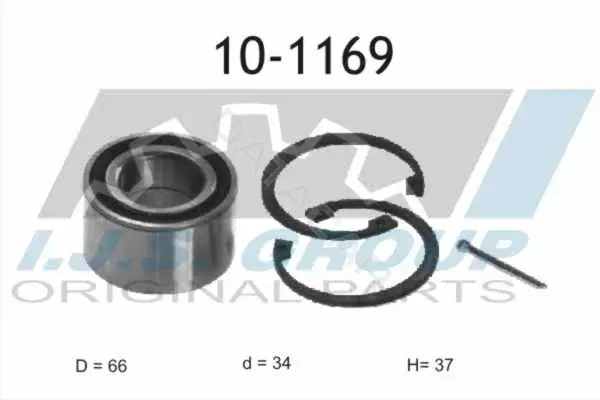 Подшипник ступицы IJS GROUP 10-1169