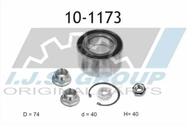 Подшипник ступицы IJS GROUP 10-1173