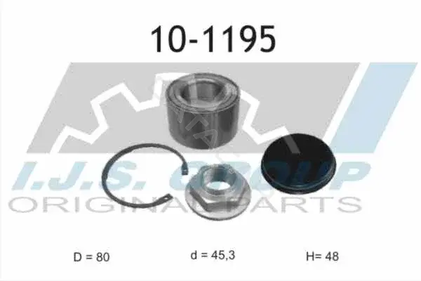 Подшипник ступицы IJS GROUP 10-1195