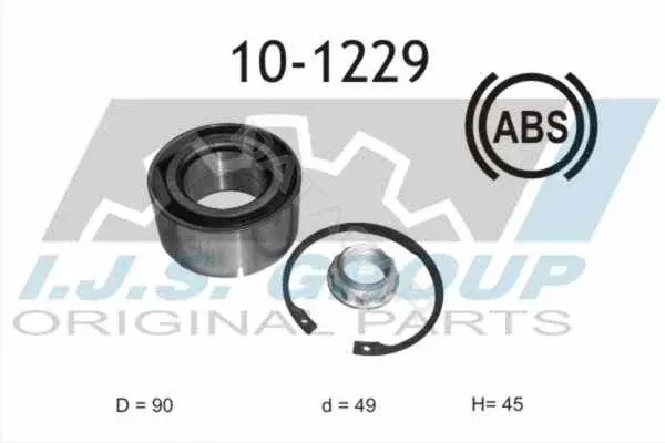 Подшипник ступицы IJS GROUP 10-1229