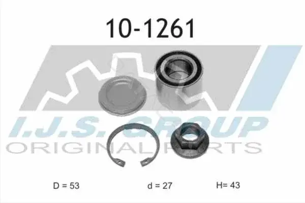 Подшипник ступицы IJS GROUP 10-1261