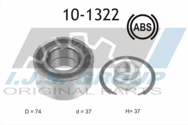 Подшипник ступицы IJS GROUP 10-1322