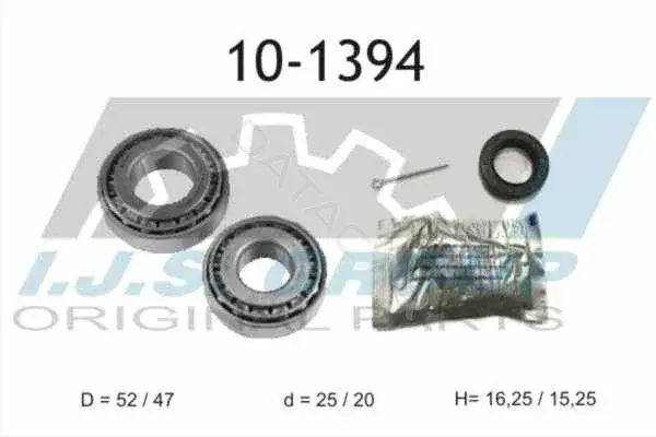 Подшипник ступицы IJS GROUP 10-1394