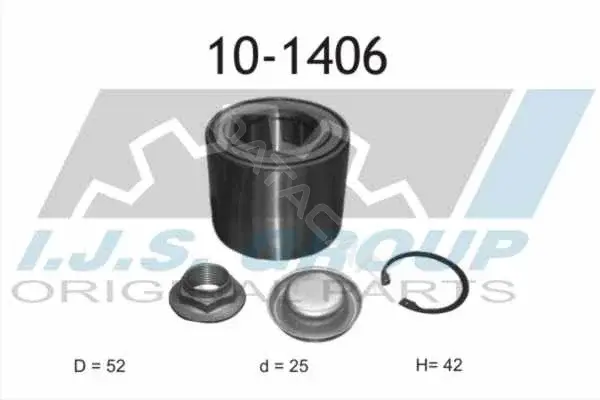 Подшипник ступицы IJS GROUP 10-1406