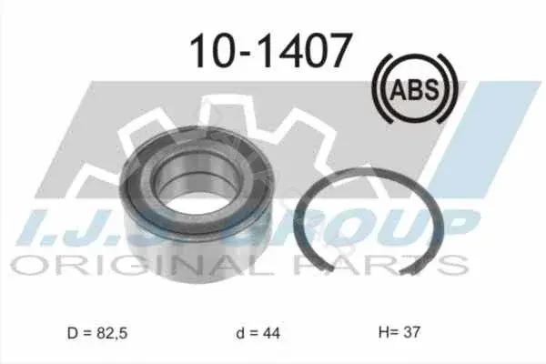 Подшипник ступицы IJS GROUP 10-1407