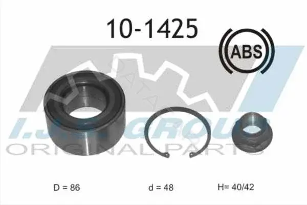 Подшипник ступицы IJS GROUP 10-1425
