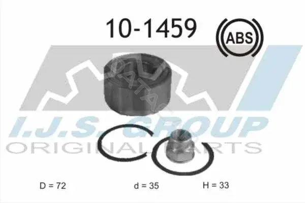 Подшипник ступицы IJS GROUP 10-1459