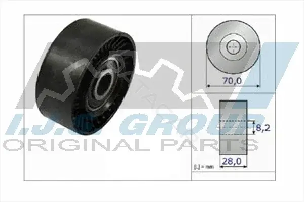 Натяжной ролик ГРМ IJS GROUP 93-1272