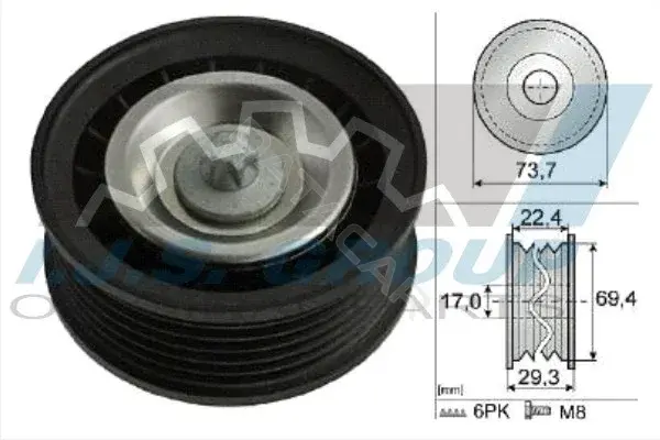 Натяжной ролик ГРМ IJS GROUP 93-2185