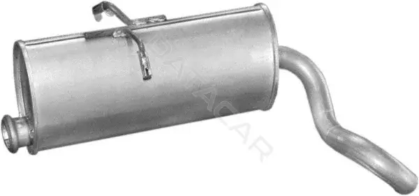 Глушитель выхлопных газов POLMOSTROW 04.136
