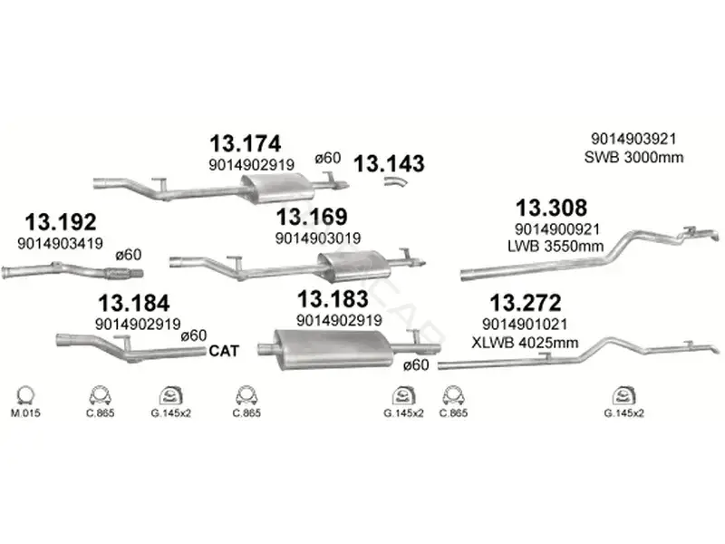 Глушитель выхлопных газов POLMOSTROW 13.192
