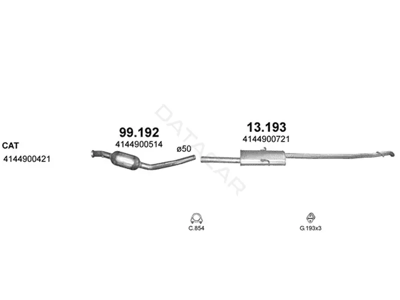 Глушитель выхлопных газов POLMOSTROW 13.193