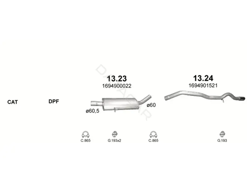 Глушитель выхлопных газов POLMOSTROW 13.24