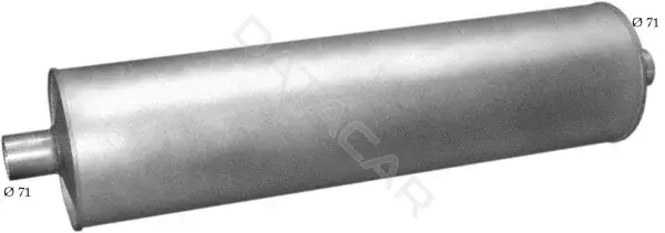 Глушитель выхлопных газов POLMOSTROW 69.13
