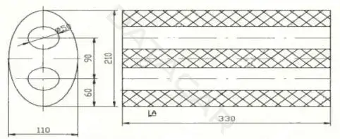 Пламегаситель POLMOSTROW 00.11