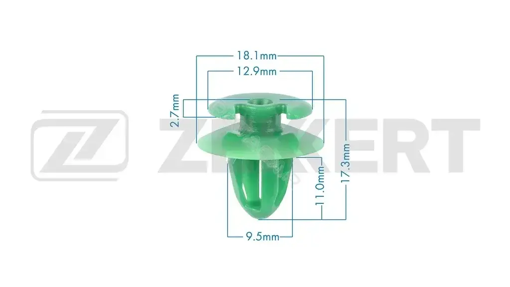 Клипса молдинга ZEKKERT BE-3787