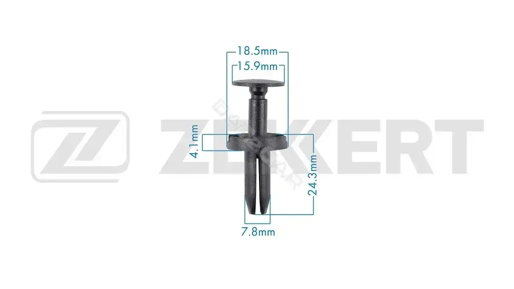 Клипса молдинга ZEKKERT BE-3740