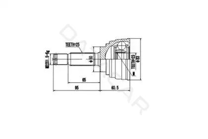 Шрус AYWIPARTS AW1510041