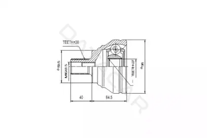 Шрус AYWIPARTS AW1510196