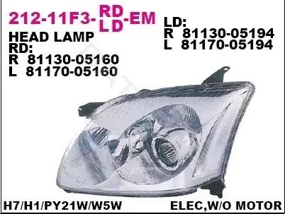 Фары DEPO 212-11F3R-LD-EM