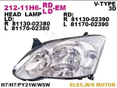 Фары DEPO 212-11H6R-LD-EM