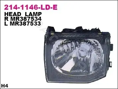 Фары DEPO 214-1146R-LD-E
