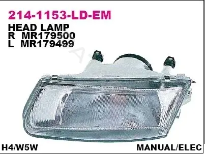 Фары DEPO 214-1153R-LD-EM
