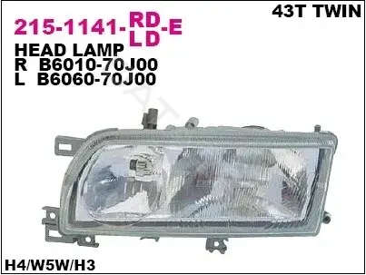 Фары DEPO 215-1141R-LD-E