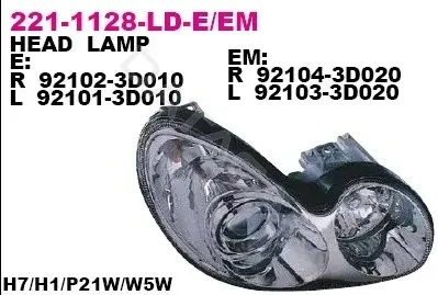 Фары DEPO 221-1128L-LD-EM